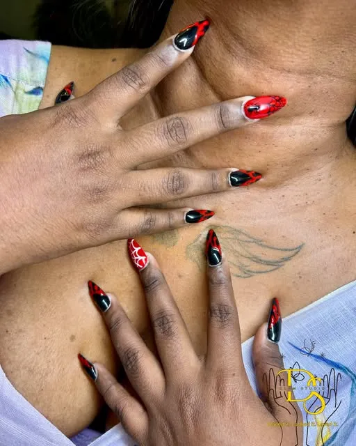 Client nails from the DS Glam Studio Instagram